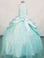 Beading Elegant Ball Gown Straps Floor-length Gray Beading Little Girl Pageant Dresses